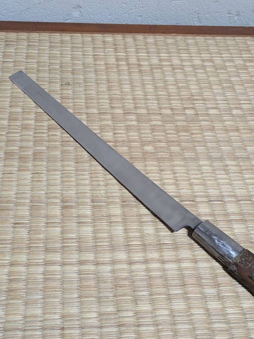桂月 特製 柳刃包丁 刺身包丁 全長約33cm 刃渡り約23cm