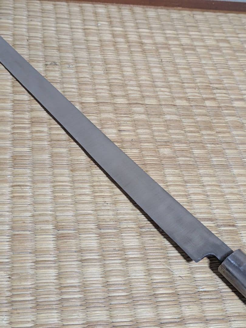 桂月 特製 柳刃包丁 刺身包丁 全長約33cm 刃渡り約23cm