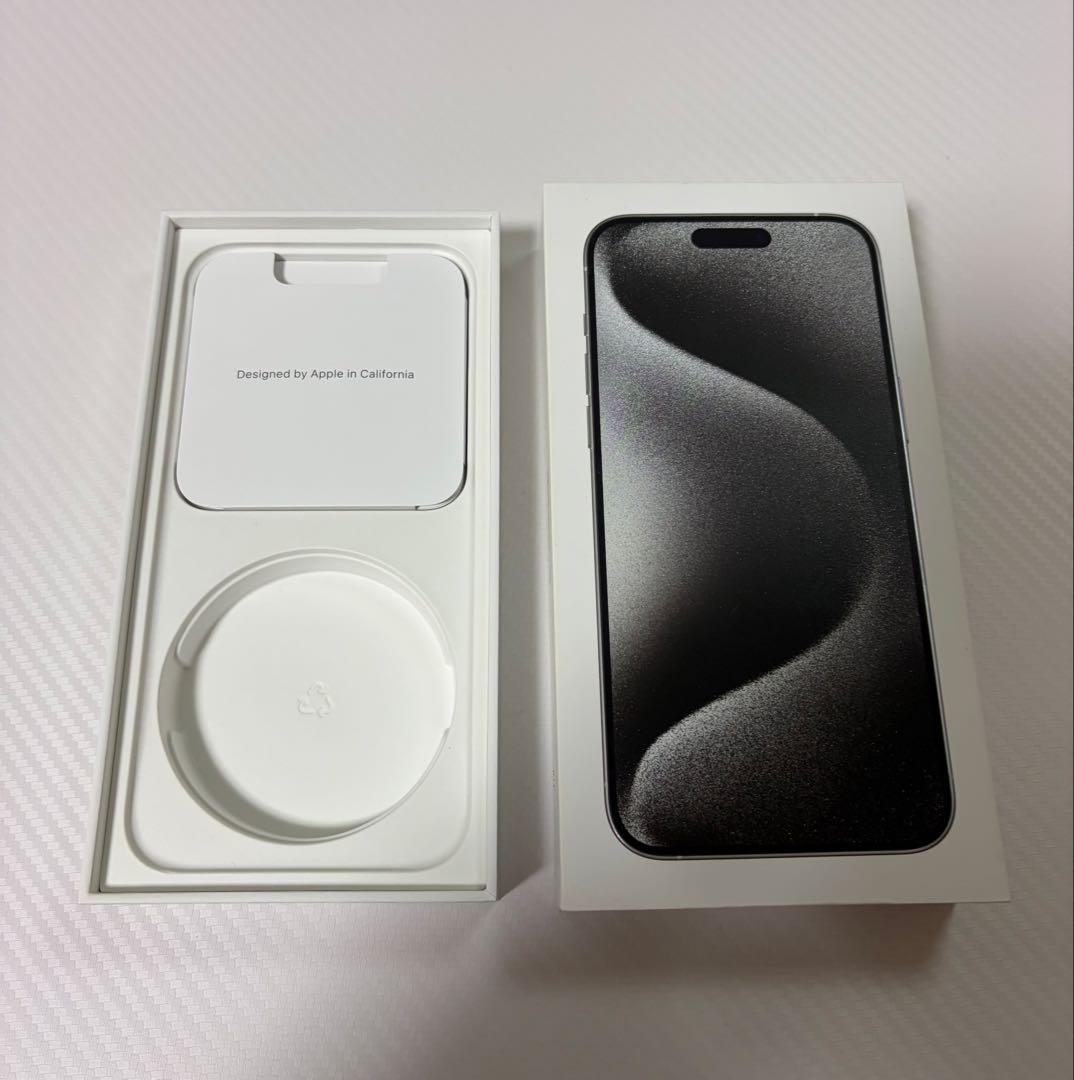 【本体】Apple iPhone 15ProMAX ナチュラルチタニウム