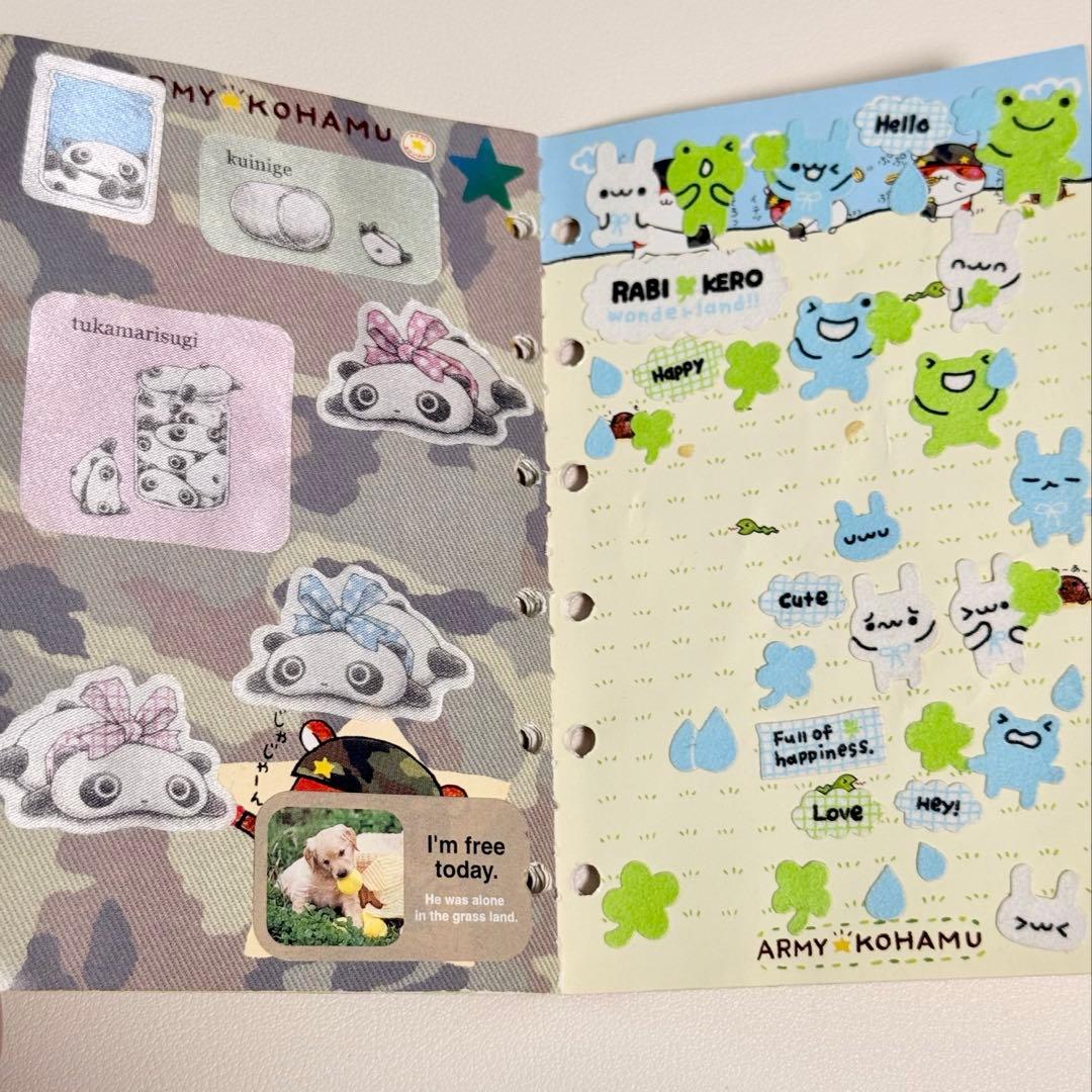 平成 レトロ シール帳 クーリア ハムスター パンダ うさぎ ②