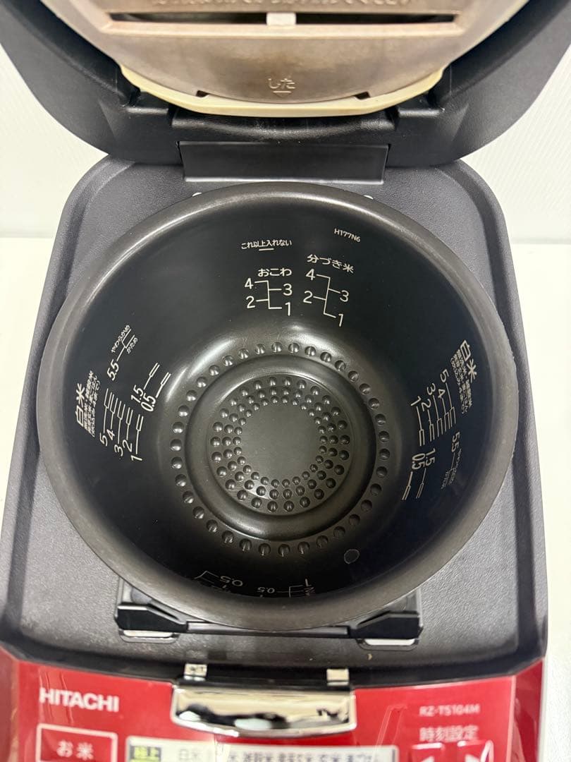 日立圧力&スチームIHジャー炊飯器2021年製 RZ-TS104M