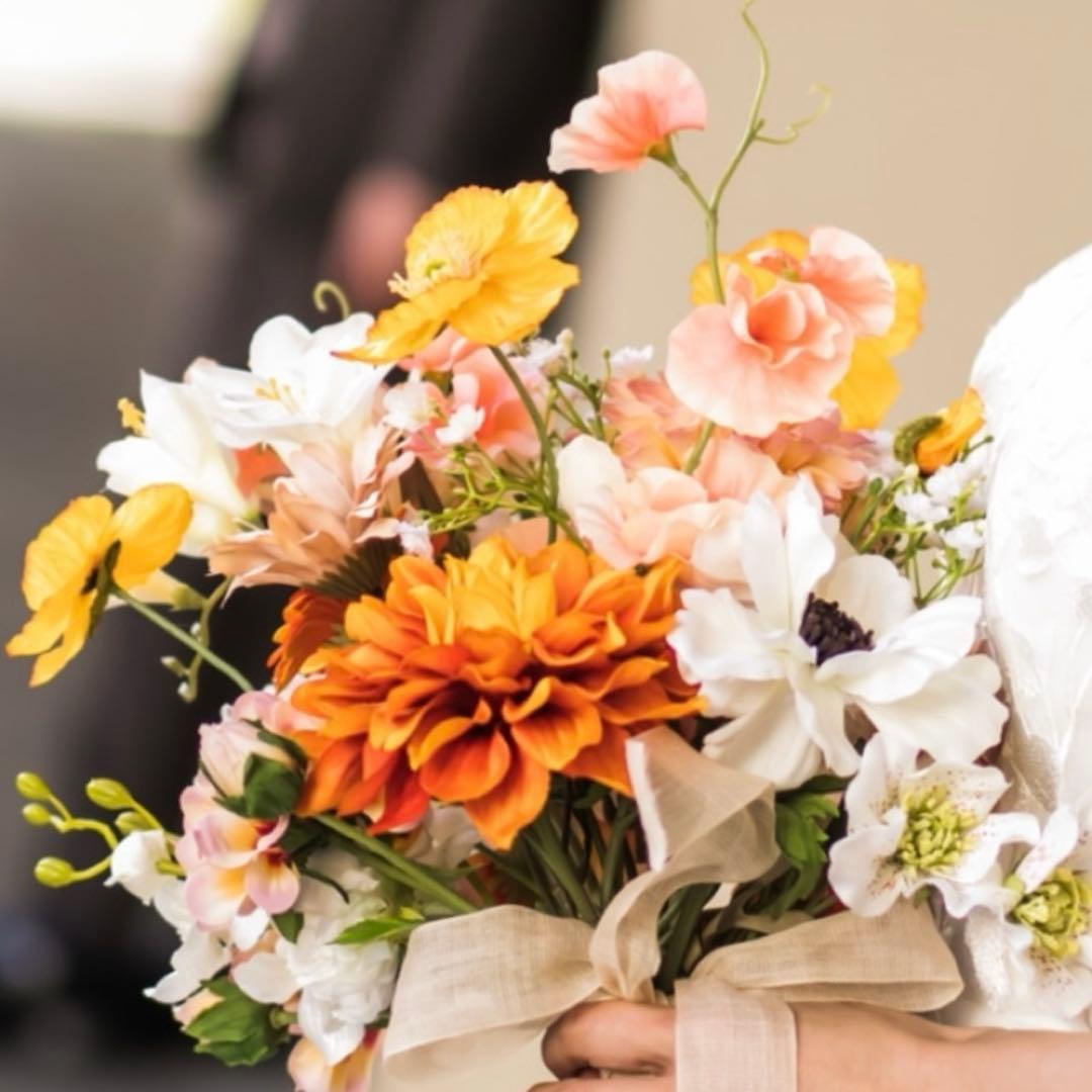 プリザーブドフラワー　ブーケ　ウェディング