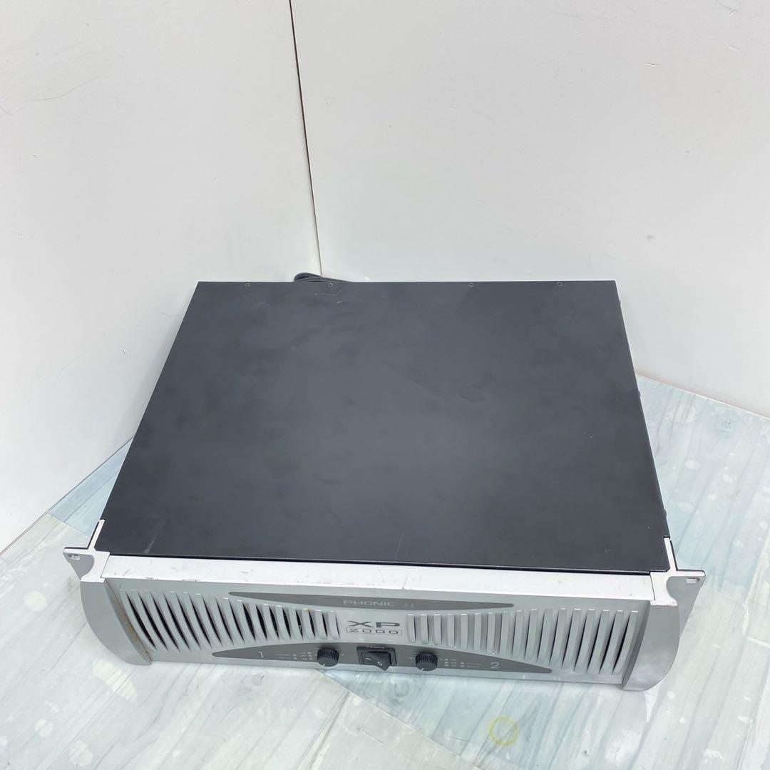 Phonic XP2000 パワーアンプ　ステレオ ブリッジ