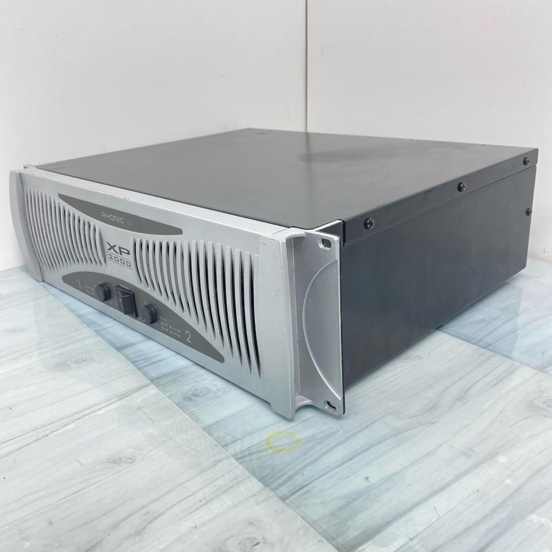 Phonic XP2000 パワーアンプ　ステレオ ブリッジ