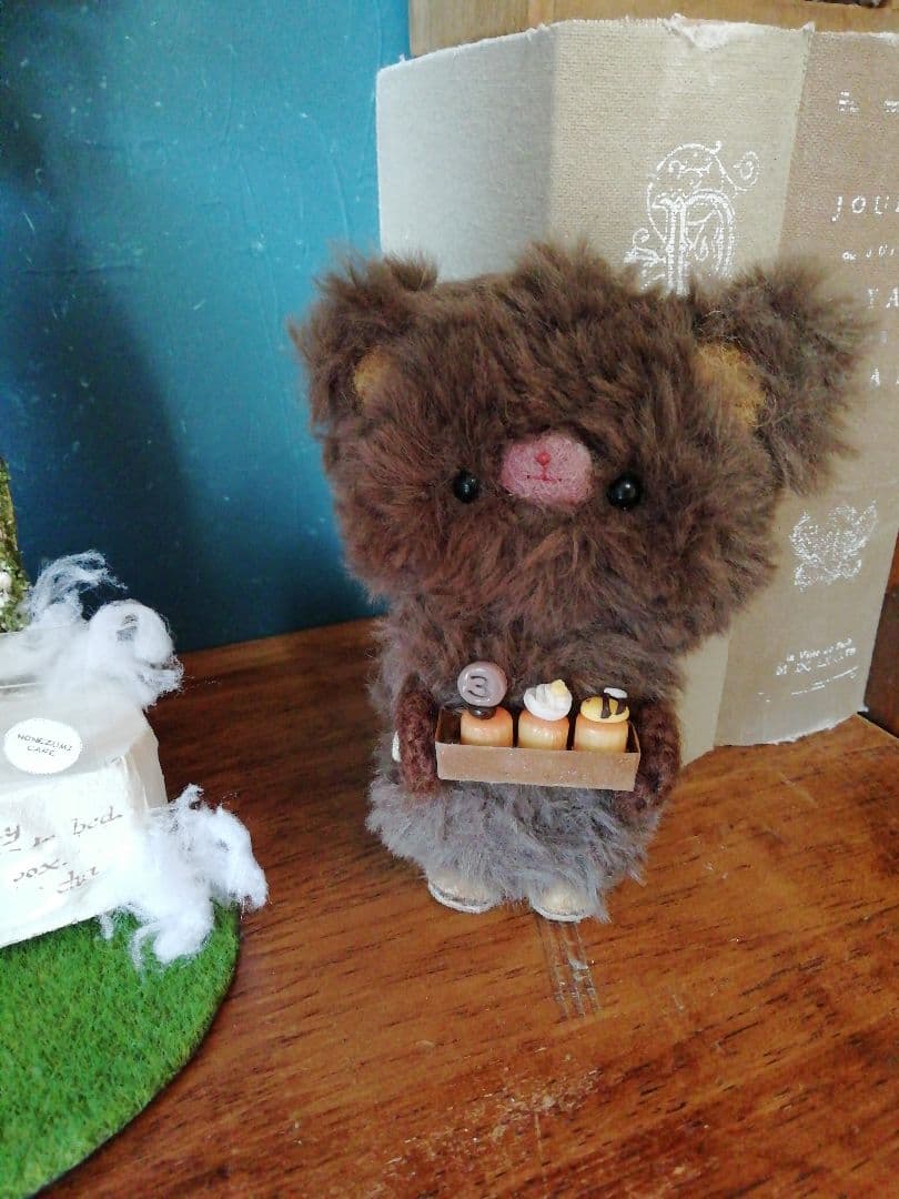 編みぐるみ♡くまさん꒰ ᐢ⸝⸝•༝•⸝⸝ᐢ ꒱ミツバチの服