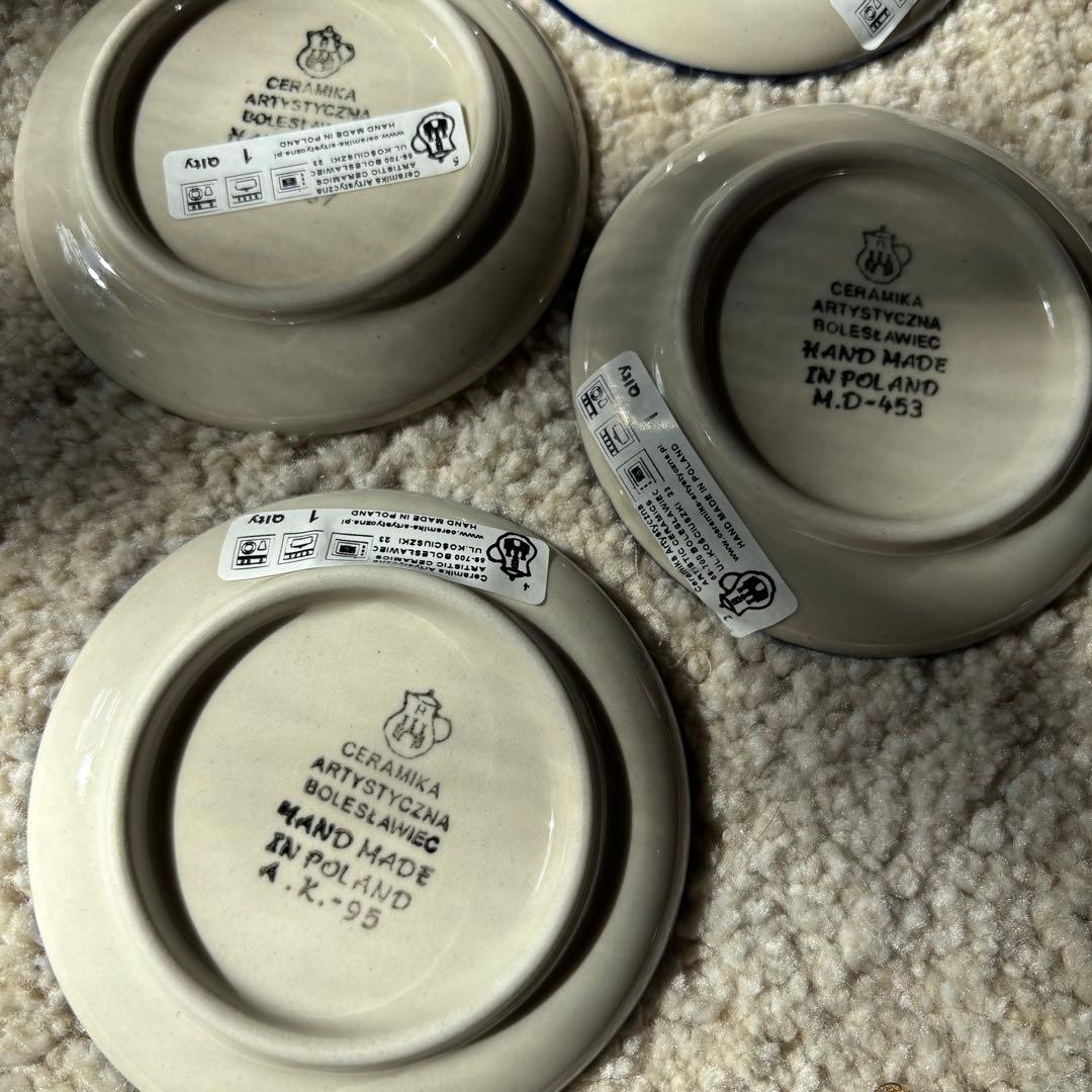 CERAMIKA ARTYSTYCZNA 豆皿5枚セット　新品箱入り