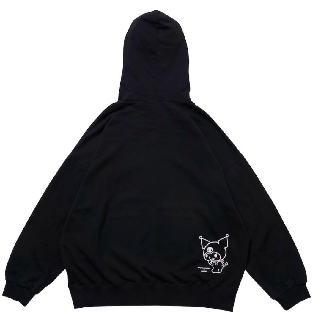 BABYMONSTER x KUROMI ジップパーカー ブラック L