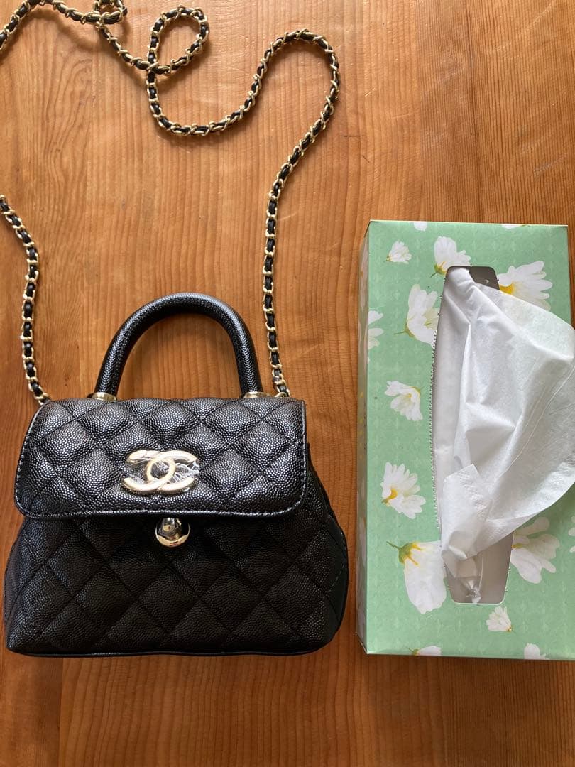 【非売品】CHANEL ブラック キルティング ミニショルダーバッグ