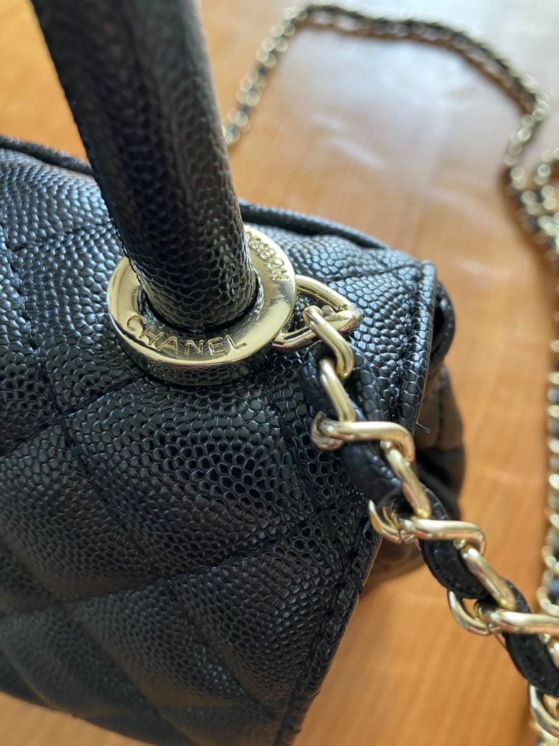 【非売品】CHANEL ブラック キルティング ミニショルダーバッグ