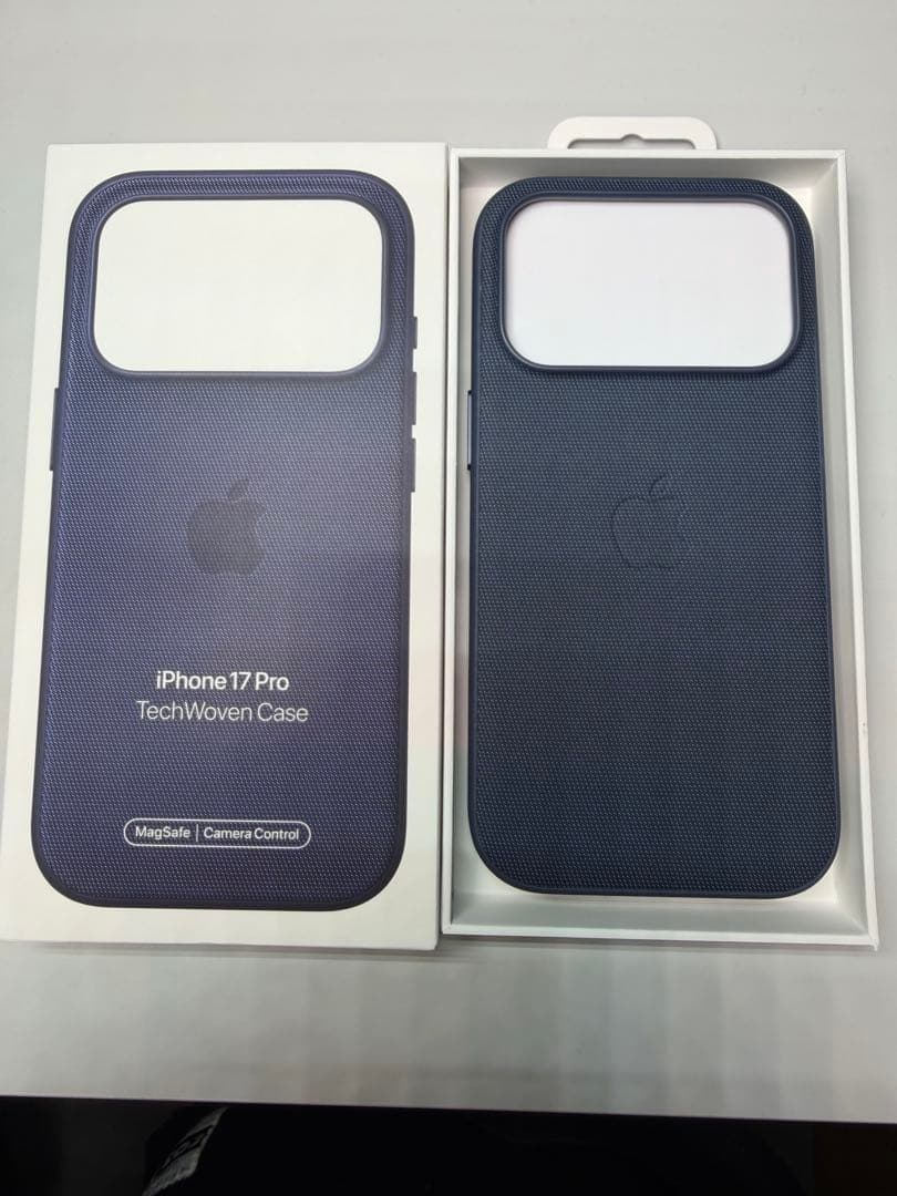 【新品未使用】iPhone17 Proテックウーブンケース Apple純正