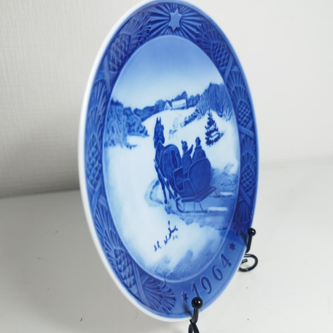 ロイヤルコペンハーゲン イヤープレート 1964年 皿 クリスマスツリ I01S