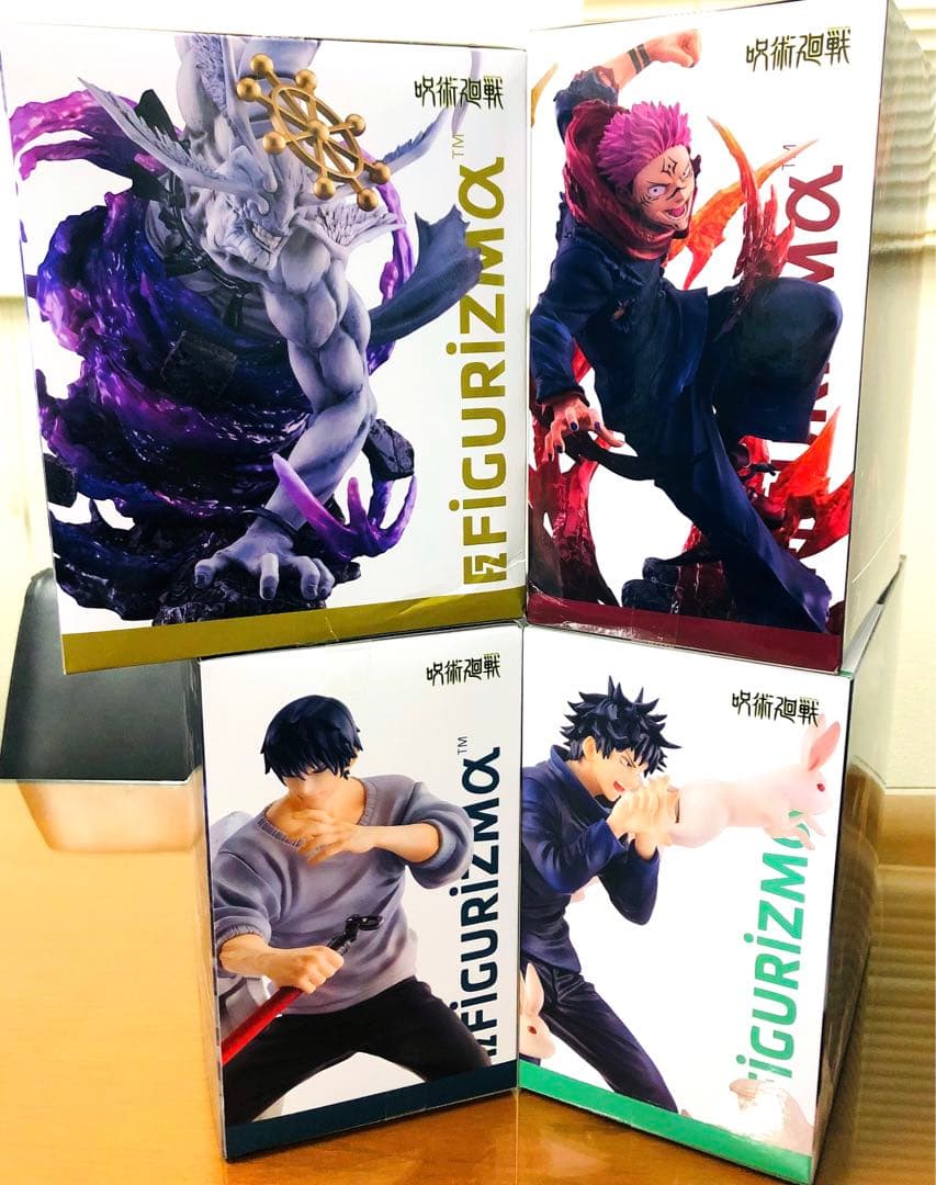 呪術廻戦 SEGA FIGURIZMα 最新プライズフィギュア4体セット