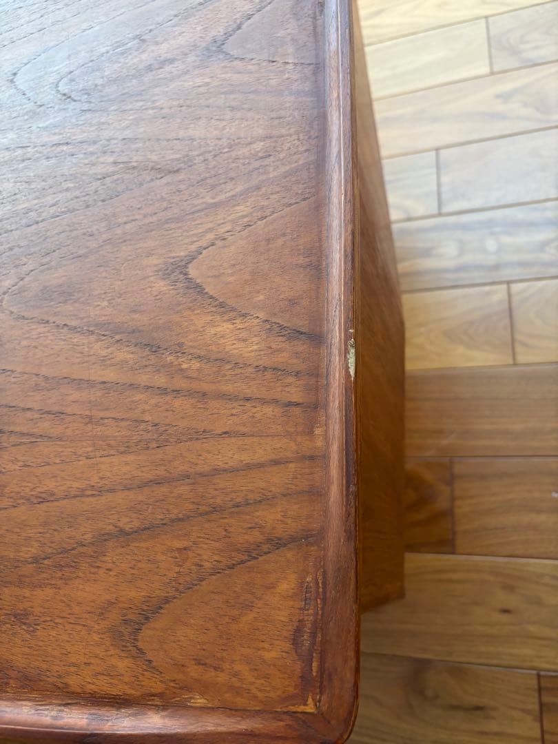 片袖デスク　チーク