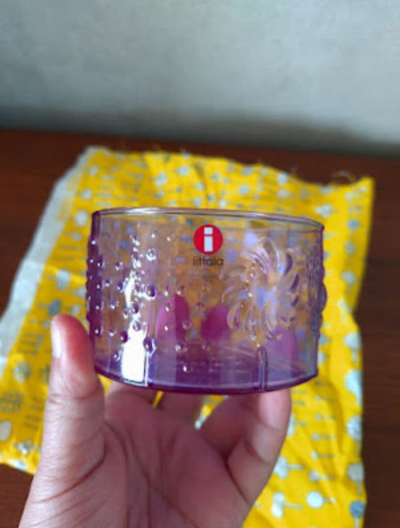 イッタラ／フローラ／パープル／セビリアオレンジ／ボウル／2個