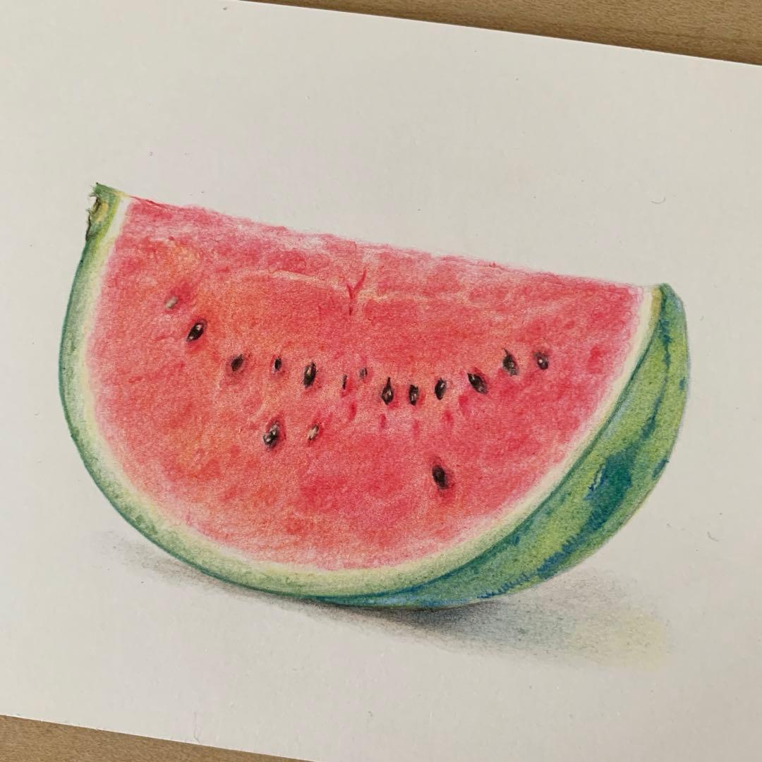 Lです　色鉛筆画　手描き原画　8点