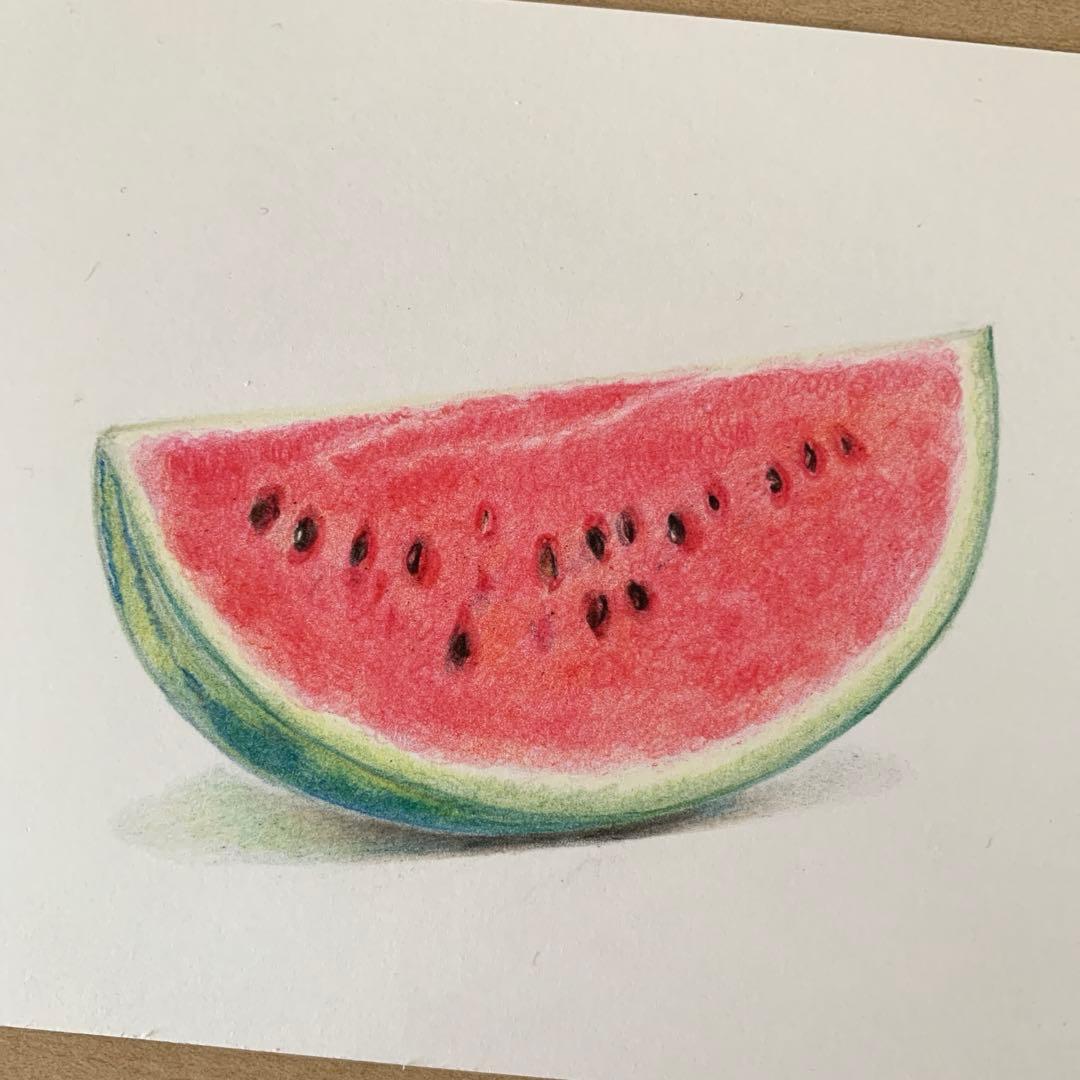 Lです　色鉛筆画　手描き原画　8点