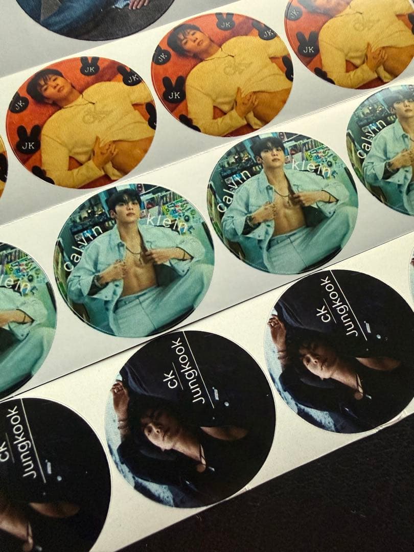 BTS グク　ジョングクJK ステッカー　19枚セット