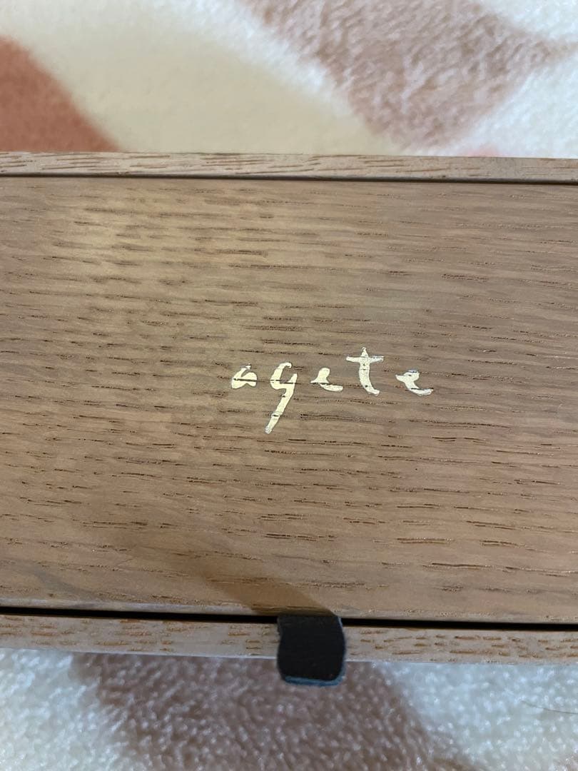 (非売品)agete 木製 ジュエリーボックス