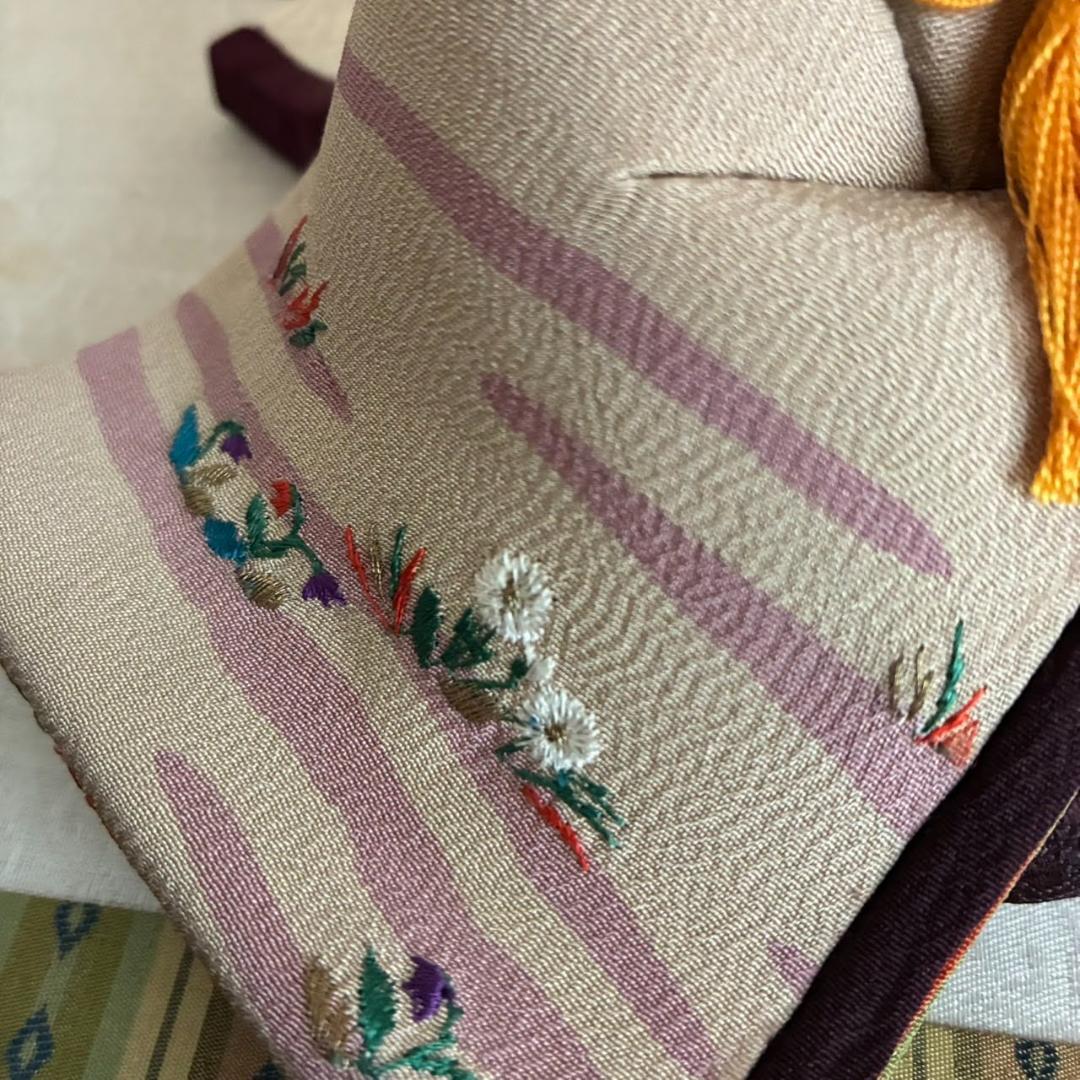 きめこみ賀茂雛　雛人形セット 親王飾り