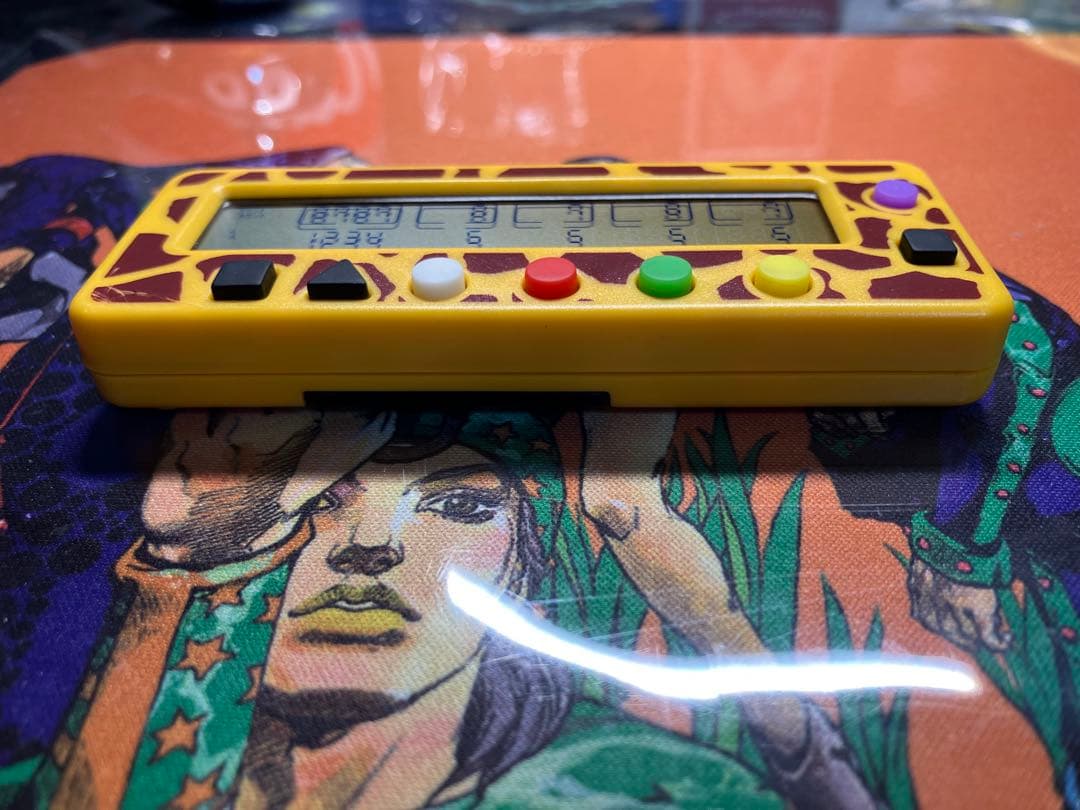 【整備、清掃済み】勝ち勝ちくん 小役カウンター カバー付き キリン柄 子役 A9