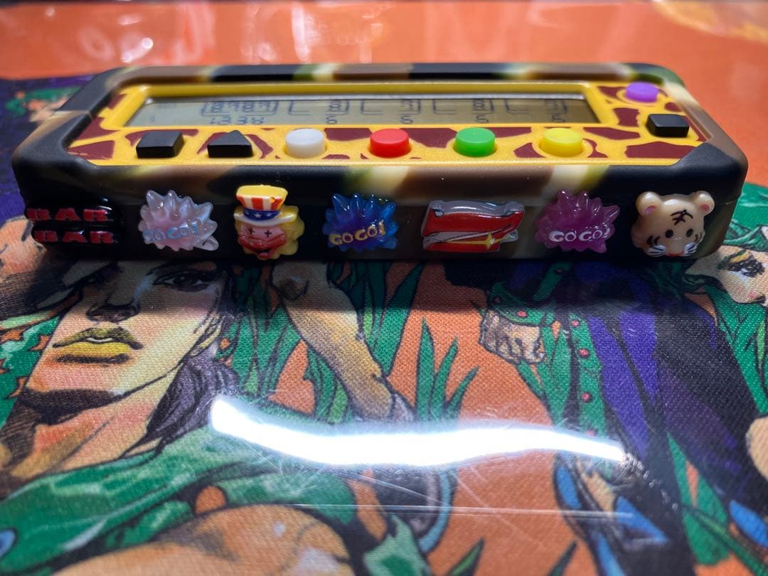 【整備、清掃済み】勝ち勝ちくん 小役カウンター カバー付き キリン柄 子役 A9