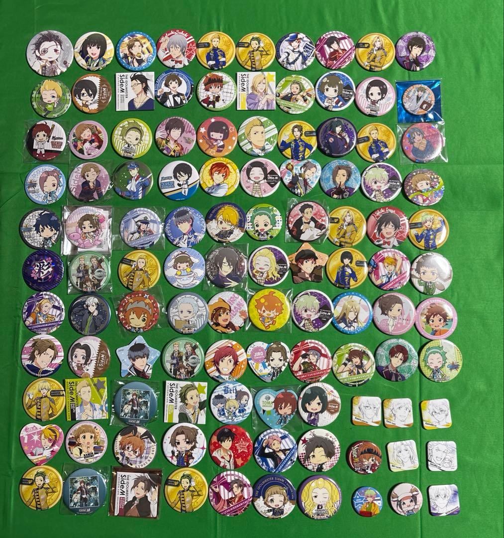 アイドルマスターSideM Mマス 缶バッジ 約1140点 大量まとめ売り