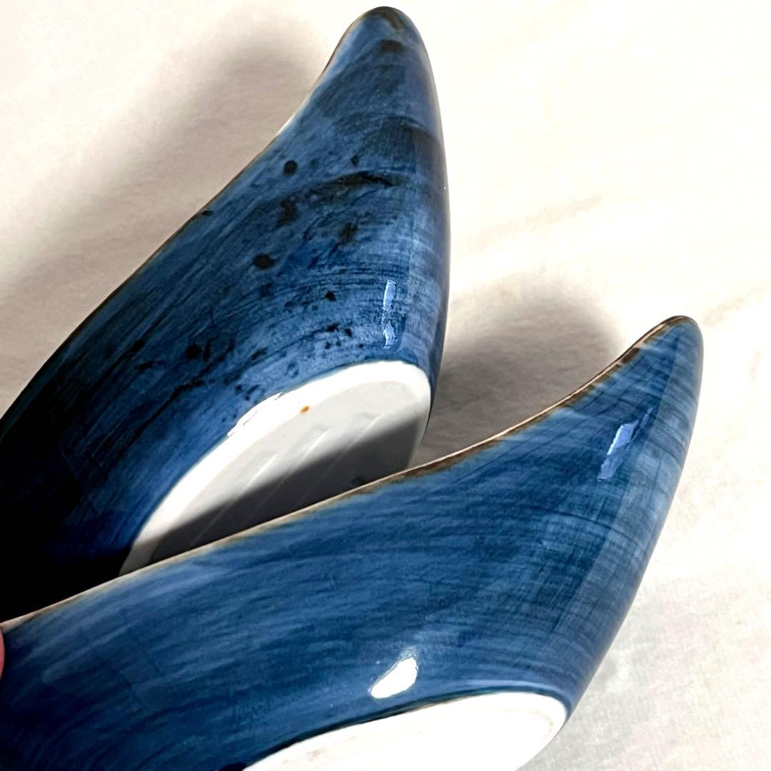 【有田焼】錦右衛門窯　祥瑞文　舟形鉢　2個