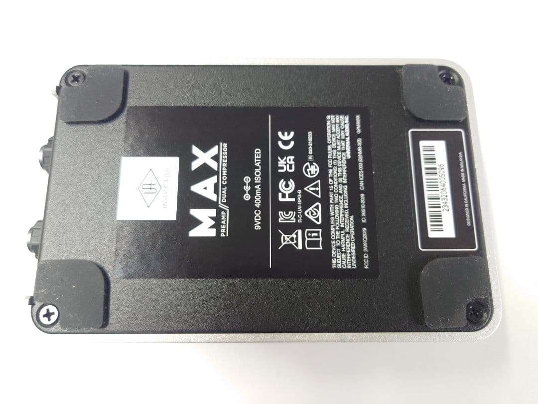 UAFX MAX デュアルコンプ プリアンプ (v2.0済) 新同品