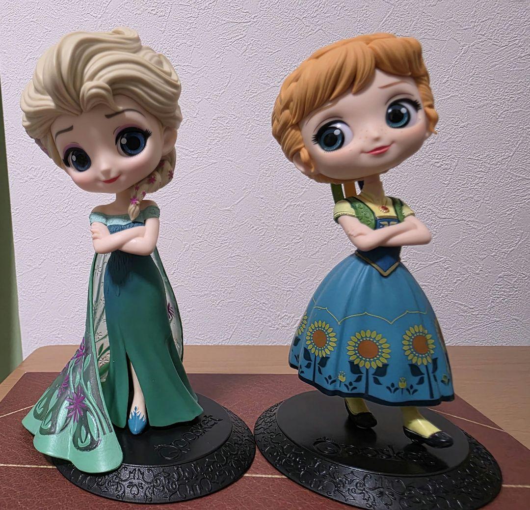 Qposket Disney アナと雪の女王6体セット 箱つき