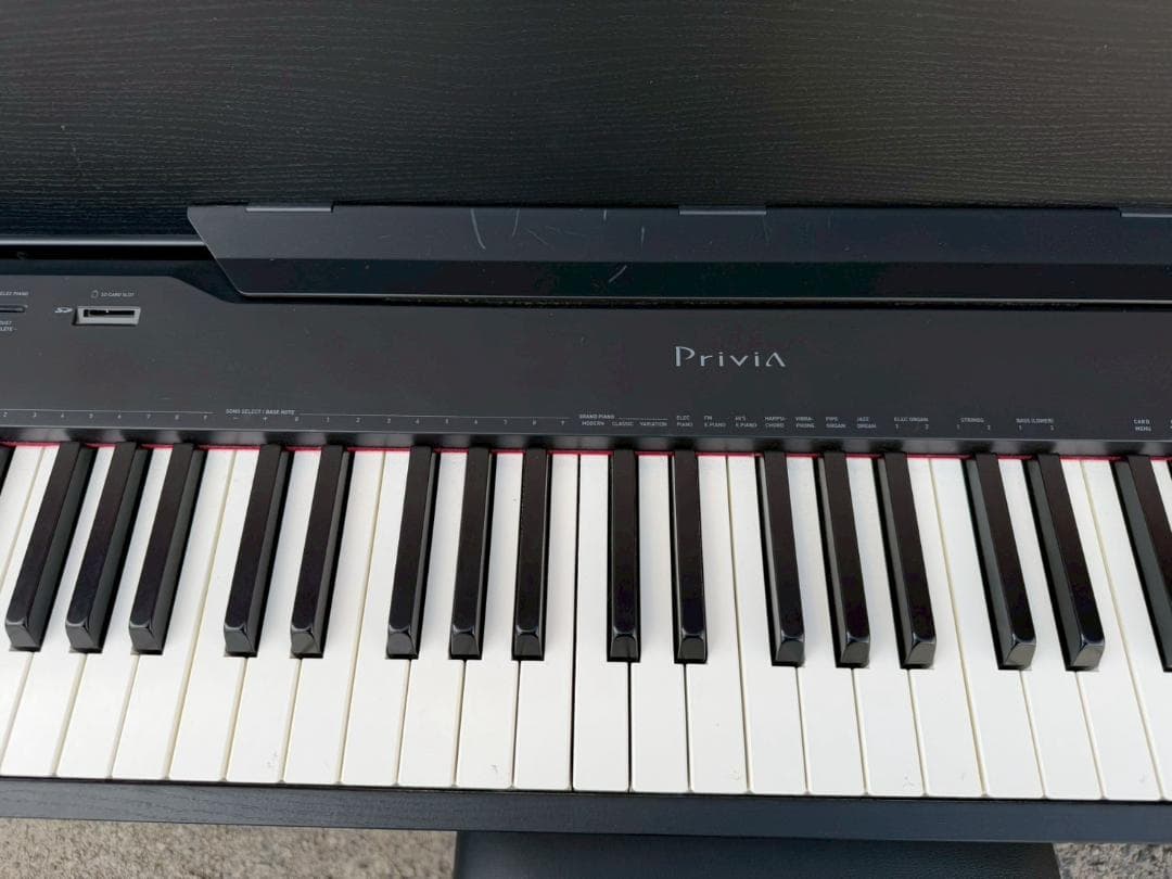 CASIO PX-830 ブラック 電子ピアノ 椅子付き