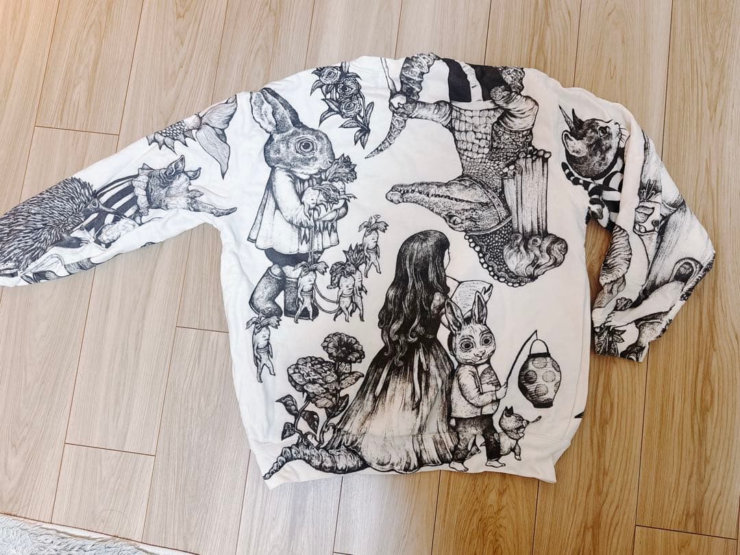 ヒグチユウコ　ボリス雑貨店　トレーナー　PARADE（WH）