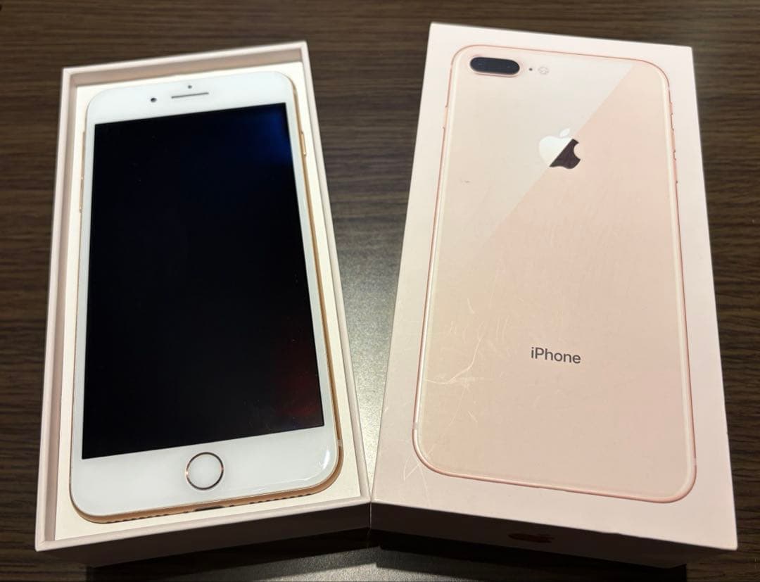 Apple iPhone8 Plus256GBゴールド本体　SIMフリー 箱あり