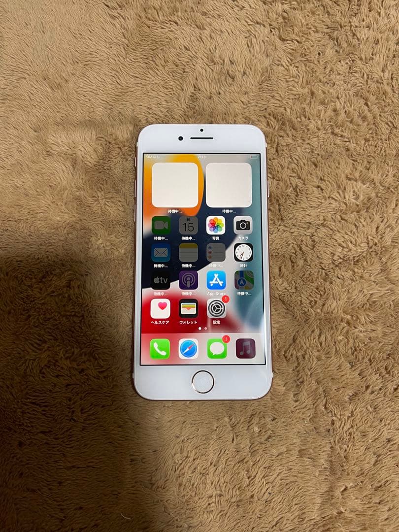Iphone 7 Rose Gold128GB SIMフリーバッテリー88%良品