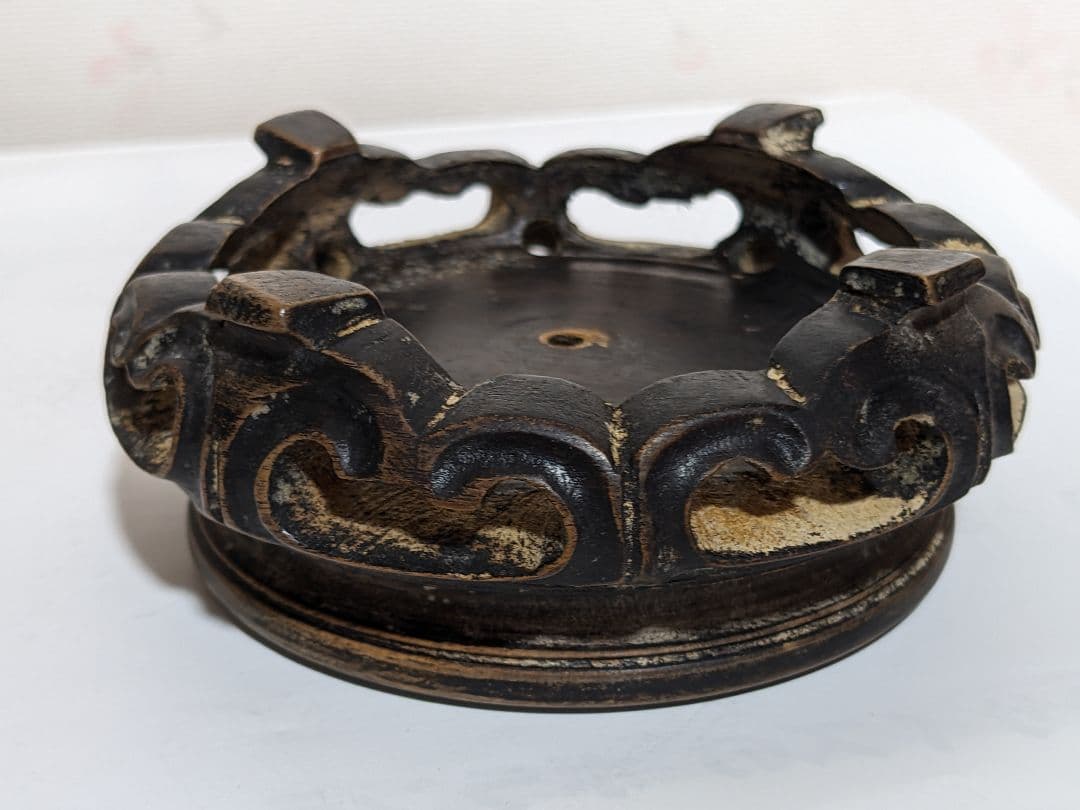 ♦中国陶磁 明時代末 胴継ぎ 壺 清時代花台 古玩 古美術品 朝鮮李朝 骨董品