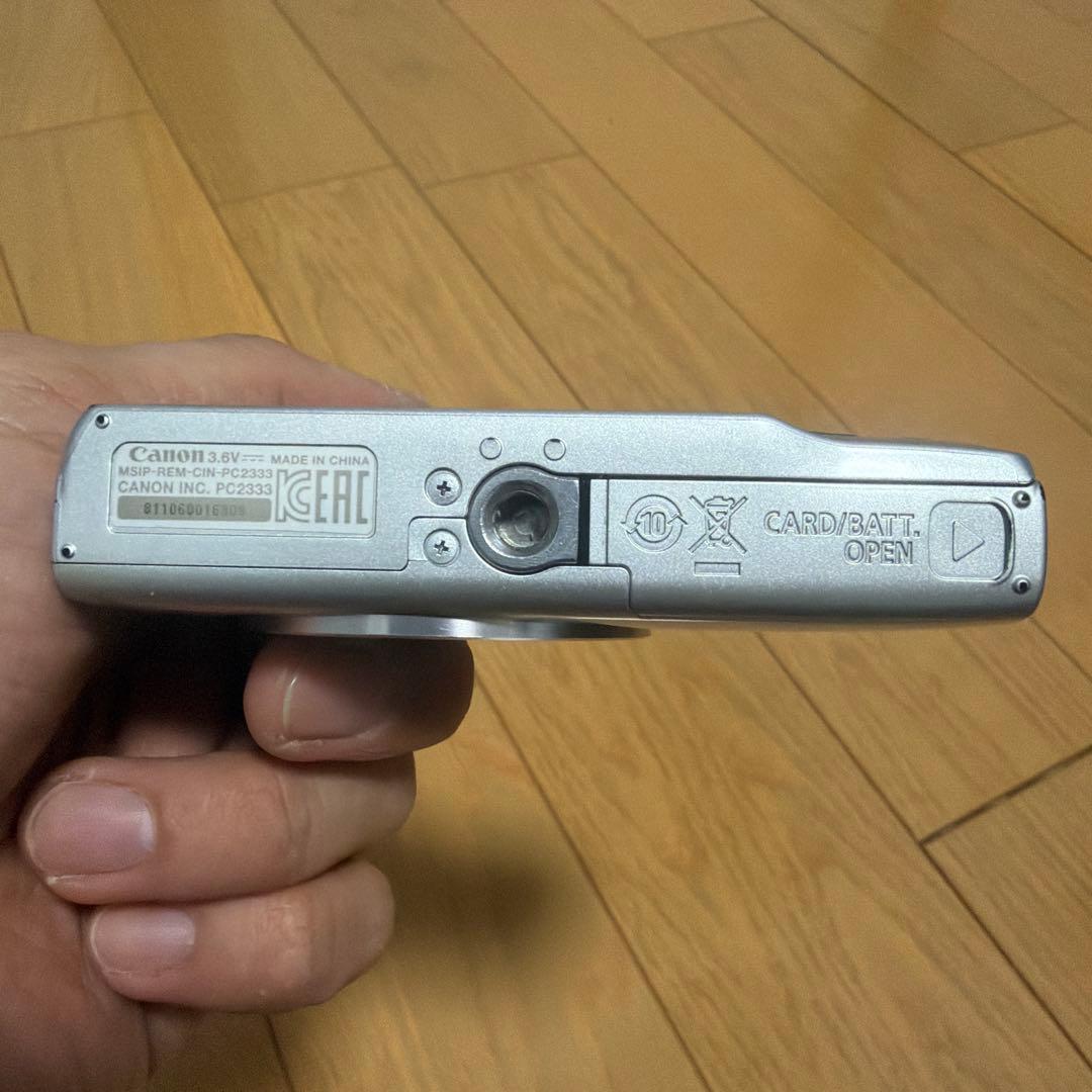 Canon IXY 200コンパクトデジタルカメラ（シルバー）