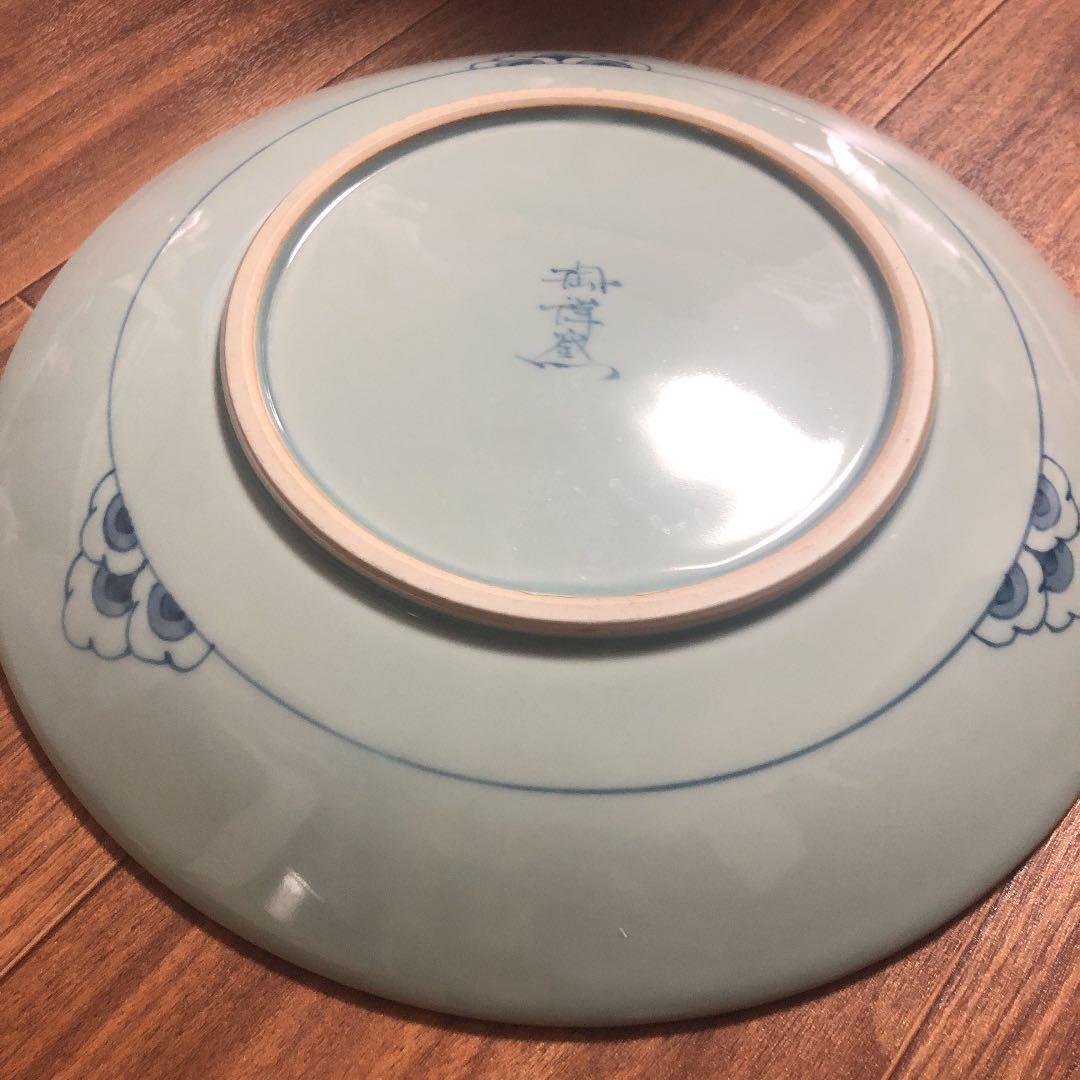 有田焼　陶祥窯　大皿　特大　牡丹　椿