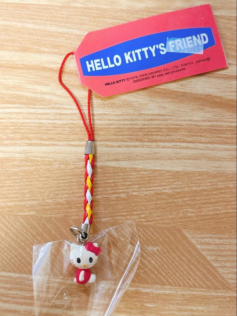 激レア✩キティ✩HELLO KITTY’S FRIEND⭐︎横座り 根付け
