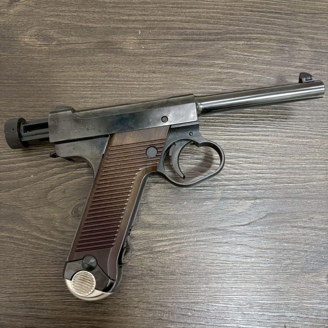 CAW MULE 十四年式拳銃 HW 木製グリップ ダミーカートモデルガン