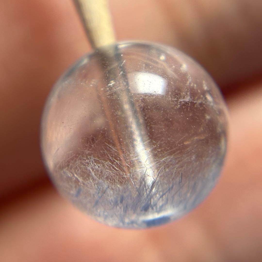 高品質　デュモルチェライトインクォーツ　K916