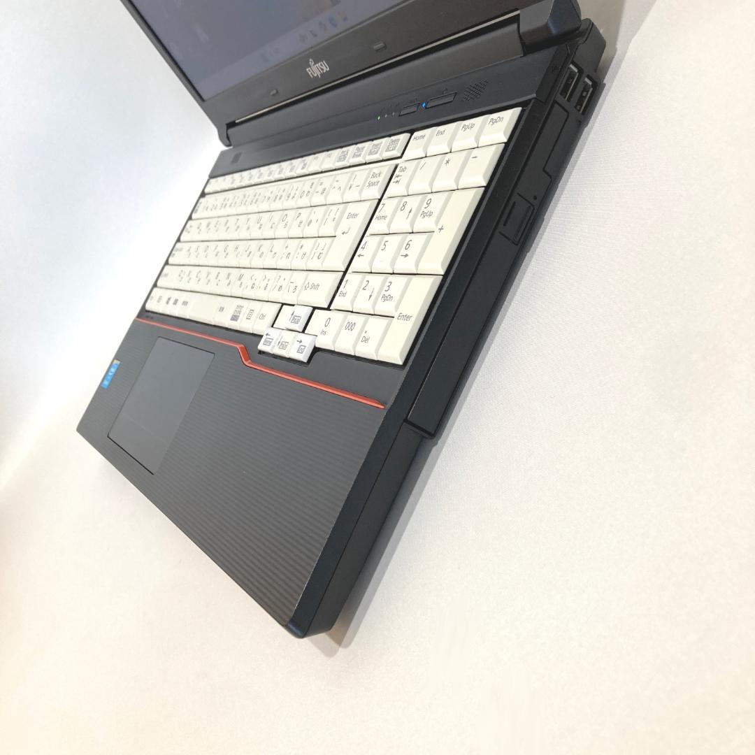 初心者向け✨快速i5・大画面・DVD✨黒✨すぐ使えるノートパソコン◇T515-3