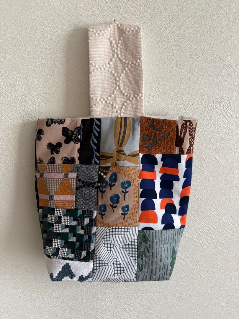 ミナペルホネン ピースバッグ ハンドメイド トートバッグ ワンハンドルバッグ