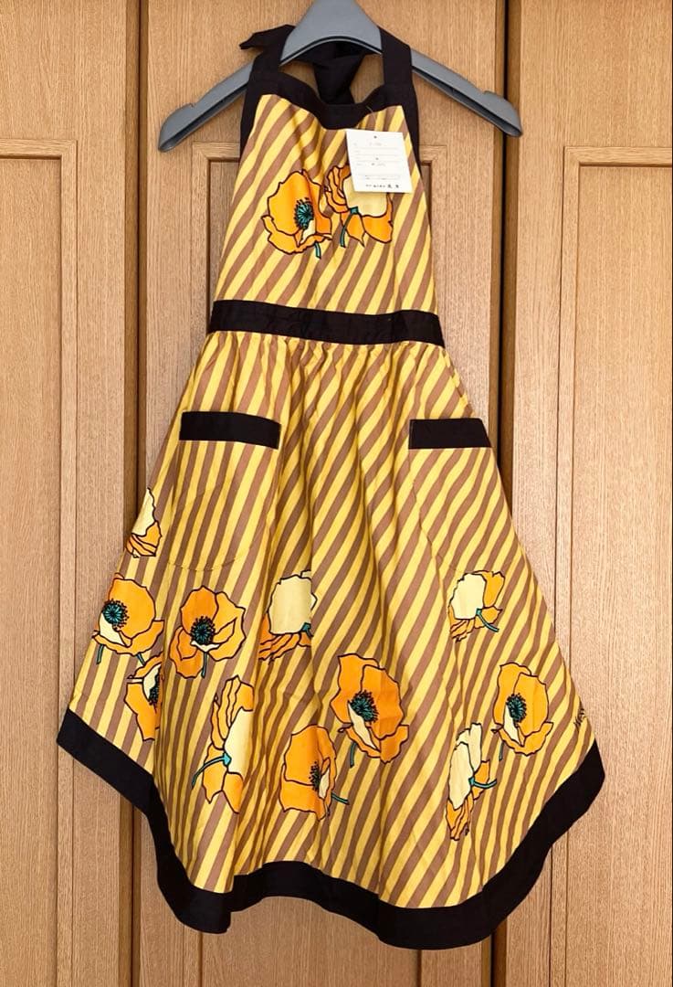 Yves Saint Laurent エプロン ヴィンテージ 花柄 タグ付 希少