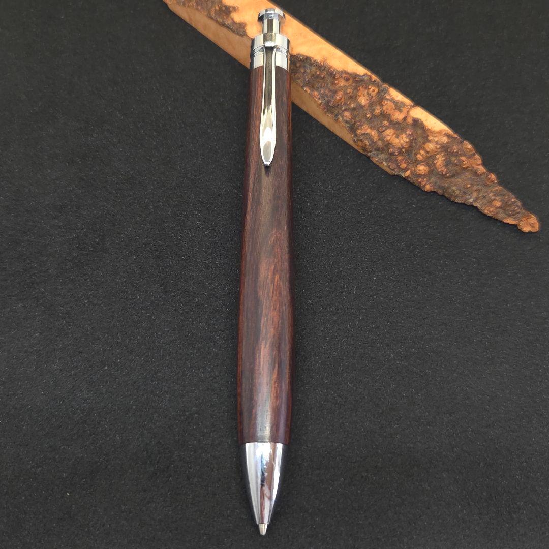 No.34ハンドメイド木軸シャーペンマダガスカルローズウッド