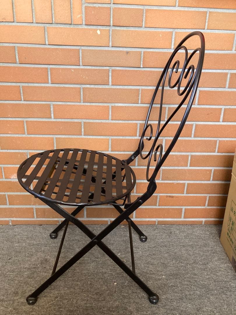 g ガーデニング　アンティーク　ガーデンチェア　アイアンチェア　フラワースタンド