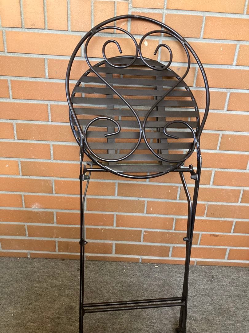 g ガーデニング　アンティーク　ガーデンチェア　アイアンチェア　フラワースタンド