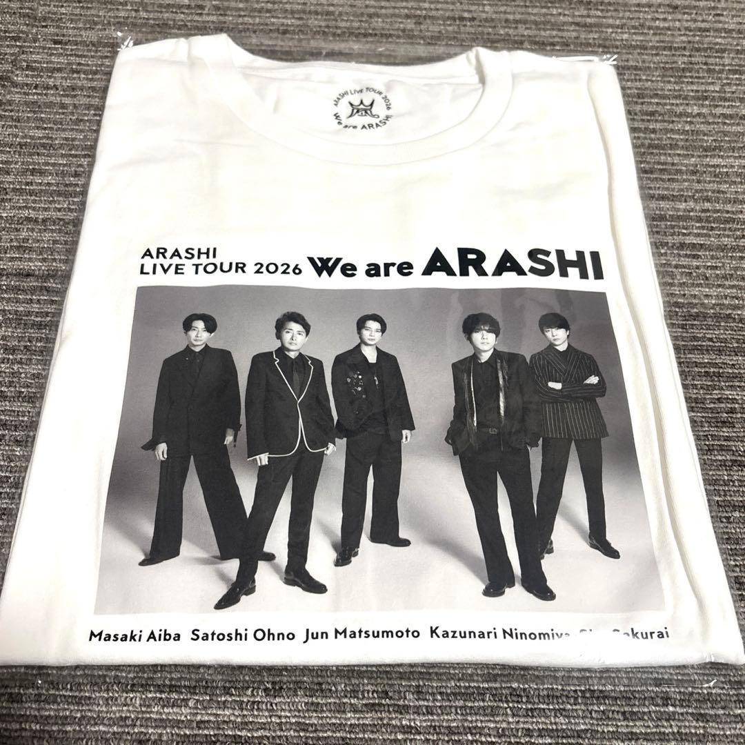 嵐　2026 コンサート　We are ARASHI Tシャツ