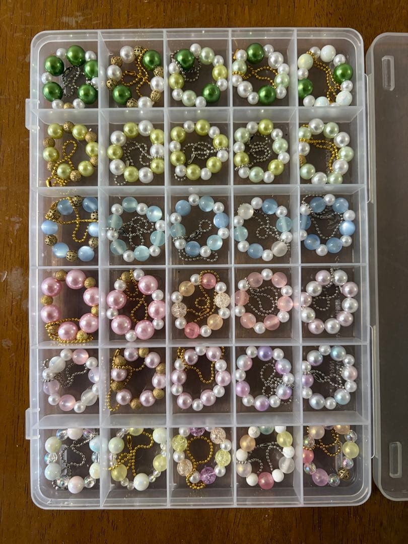ビーズハンドメイドストラップセット(まとめ売り)