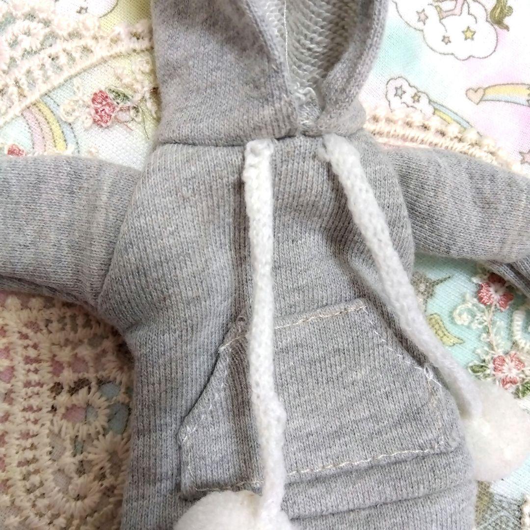 わけあり リカちゃんに☆グレーのパーカー 厚手 はるとくん バービー