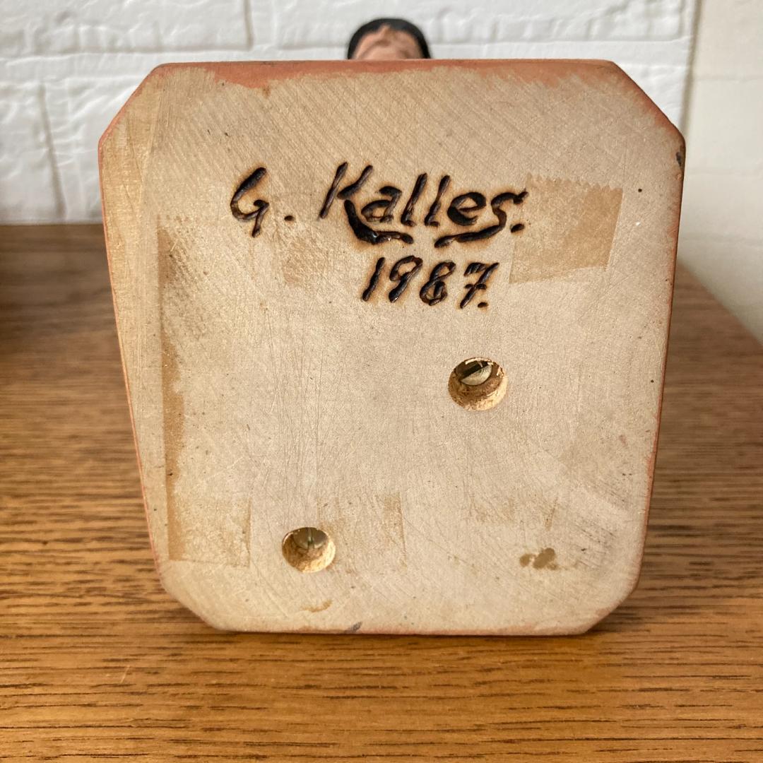 北欧スウェーデン作家 Gunnar Kalles グンナーカレス 木彫人形 男性