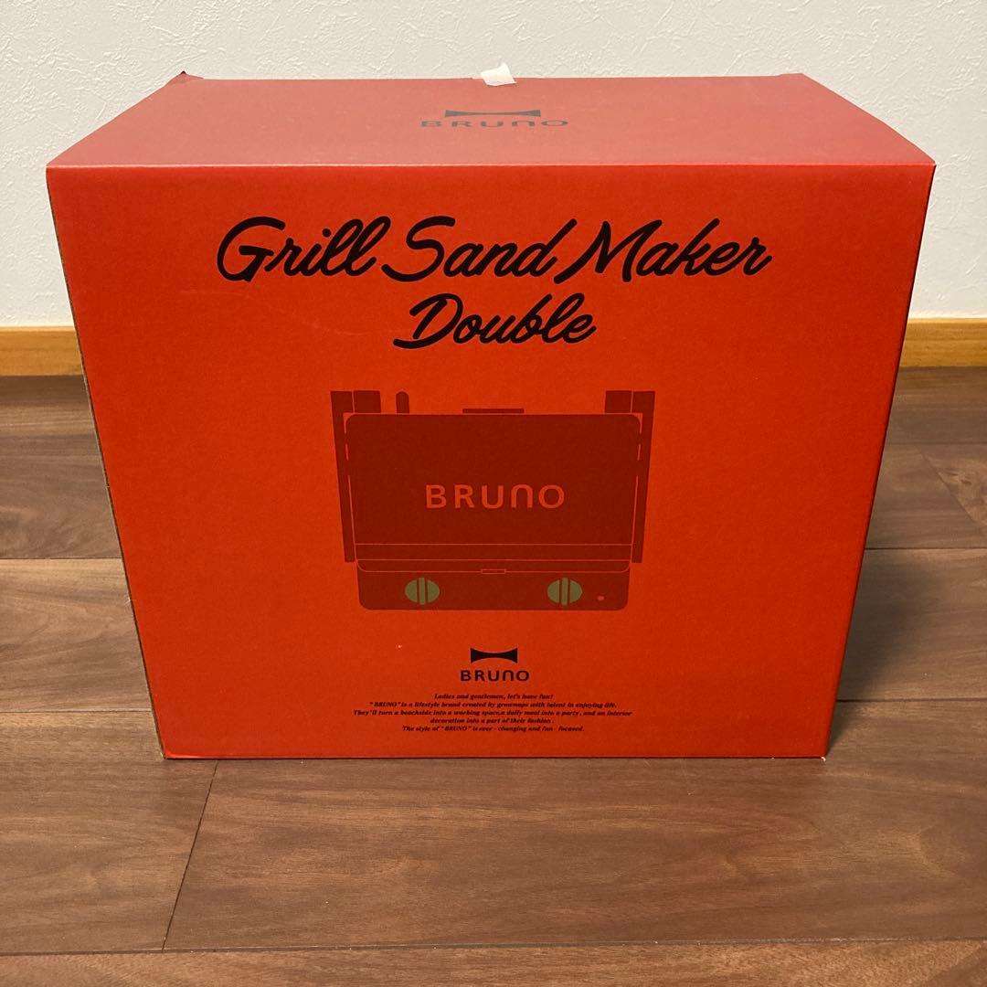 大人気　BRUNOブルーノGrill Sand Maker Double レッド